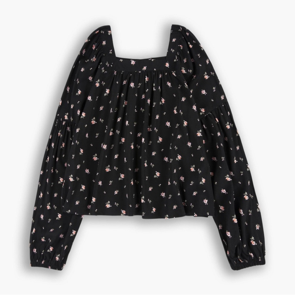 Levi's Black and Pink Blouse Elegant Design